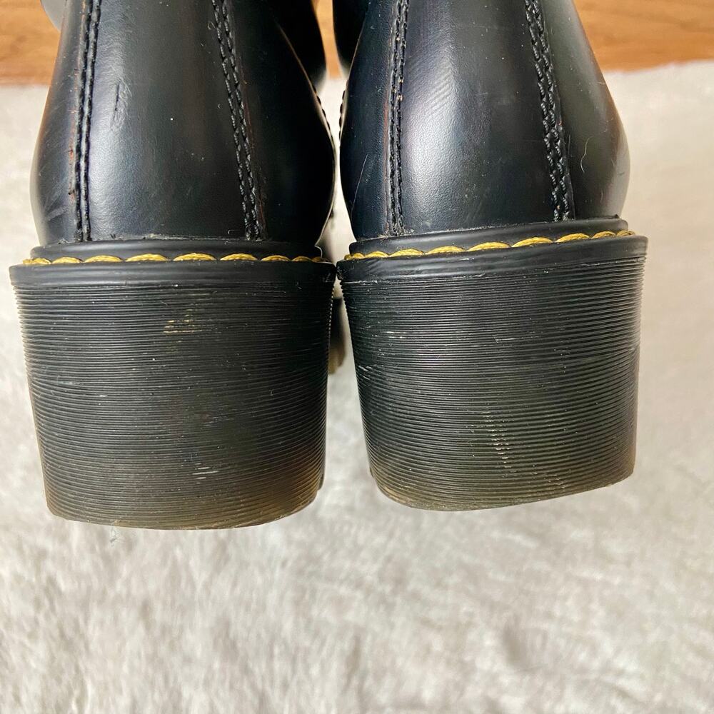 Dr. Martens Leona Vintage Smooth black boots - Picture 9 of 12